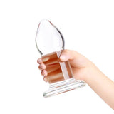 B-Vibe Advanced 7.5 in. Glass Anal Dilator