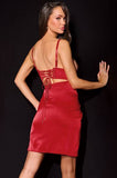 Cupless Chemise - Red  -