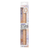 Silicone Studs® Bend and Hold Dual Dong 12" - Ivory