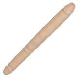 Silicone Studs® Bend and Hold Dual Dong 12" - Ivory