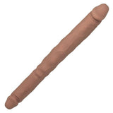 Silicone Studs® Bend and Hold Dual Dong 12" - Brown