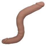Silicone Studs® Bend and Hold Dual Dong 12" - Brown