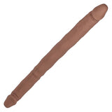 Silicone Studs® Bend and Hold Dual Dong 16" - Brown