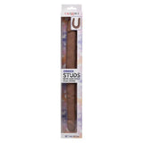 Silicone Studs® Bend and Hold Dual Dong 16" - Brown