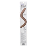 Silicone Studs® Bend and Hold Dual Dong 16" - Brown