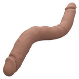 Silicone Studs® Bend and Hold Dual Dong 16" - Brown