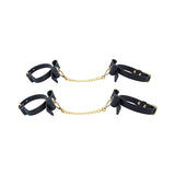 Temptasia Ardor Wrist & Ankle Restraints Black with Bow