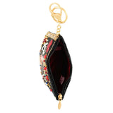 The Queen Playing Card Beaded Coin Purse