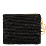The Queen Playing Card Beaded Coin Purse