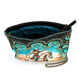 Cowgirl Beaded and Embroidered Western Crossbody Handbag