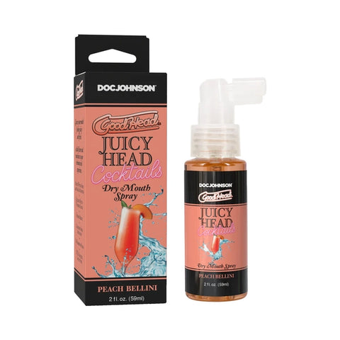 GoodHead Juicy Head Cocktails Spray Peach Bellini 2 oz.