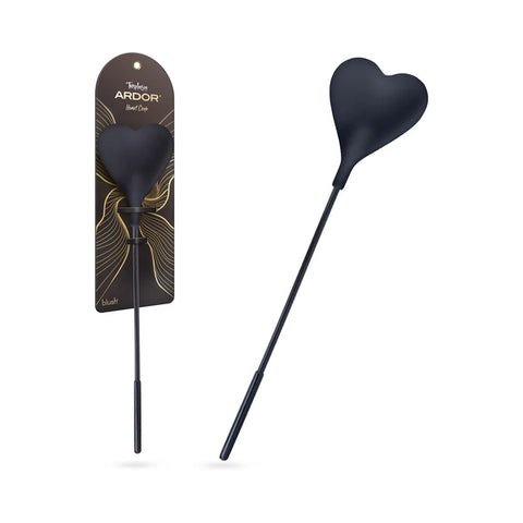 Temptasia Ardor Heart Crop - Black