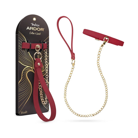 Temptasia Ardor Collar & Leash - Red