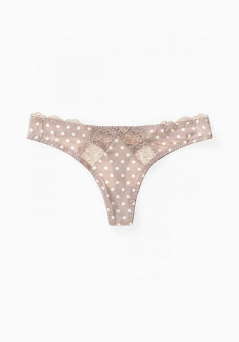 Oyster Dot - Escape Thong - XS