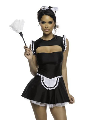 Three Piece Maison Mistress - Black/White -