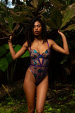 Electric Shimmer Teddy - Purple -