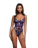 Electric Shimmer Teddy - Purple -