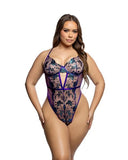 Electric Shimmer Teddy - Purple -