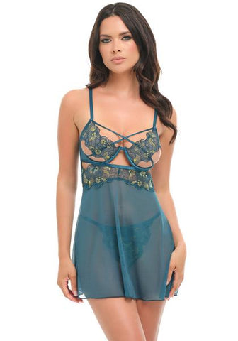 Daphne Babydoll - Cheri Blossom/Mediterranean -