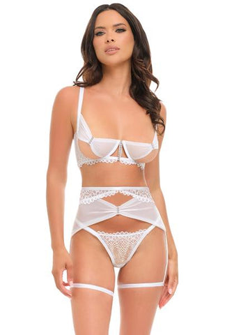 Clarinda Three Piece Set - Bright White -