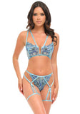 Emilia Two Piece Set - Floral Dominance/Milky Blue -