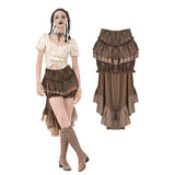 Steampunk Tailcoat Bloat Pants - Brown -