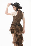 Steampunk Tailcoat Bloat Pants - Brown -