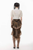 Steampunk Tailcoat Bloat Pants - Brown -