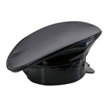 Police Hat with Rings - Black