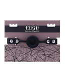 Edge Silicone Ring Gag - Black
