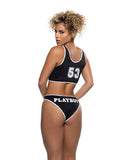 Sporty Bunny Two Piece Lounge Set - Black/White - One Size