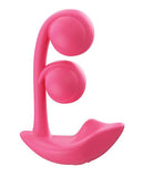 Melody Twin Balls Clit & G-Spot Vibrator - Pink