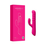 Lovense Velvo G-Spot & Clit Rabbit Vibrator - Pink