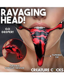 Creature Cocks Vibrating Demon's Tongue - Red