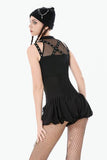 Corseted Punk Balloon Shorts - Black -