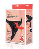 B-Vibe Beginners Strap-On Harness Set with 5 in. Silicone Dildo Peg