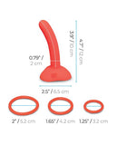 B-Vibe Beginners Strap-On Harness Set with 5 in. Silicone Dildo Peg