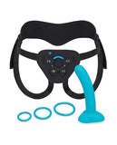 B-Vibe Every Body Strap-On Harness Set with 6 in. Silicone Dildo Peg