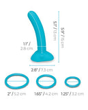 B-Vibe Every Body Strap-On Harness Set with 6 in. Silicone Dildo Peg