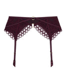 Éloge du Désir Suspender Belt - Deep Berry -