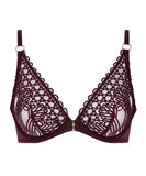 Éloge du Désir Triangle Bra - Deep Berry -