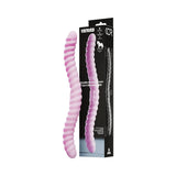 Tentra Cor Unicorn Horn Double-Ended Vibrating Dildo - Pink