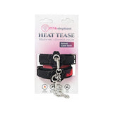 Heat Tease Flower Cuffs - Black/Pink