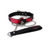 Heat Tease Flower Collar - Black/Pink