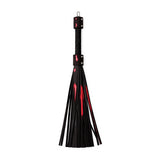 Heat Tease Flogger - Black/Pink