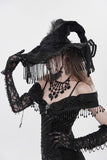 Victorian Witch Hat - Black