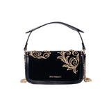 Moonlit Bouquet Mini Bag - Black/Gold