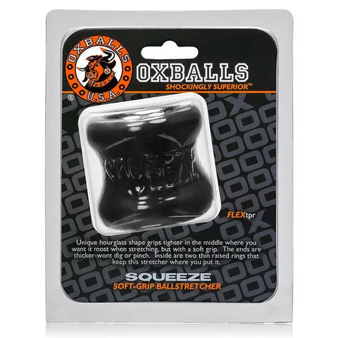 OxBalls Squeeze, Ball Stretcher - Black