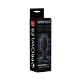 Prowler RED Weighted Butt Plug Black - Small
