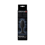 Prowler RED Weighted Butt Plug Black - Small
